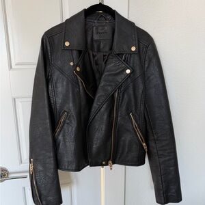 Blank NYC Black Leather Jacket